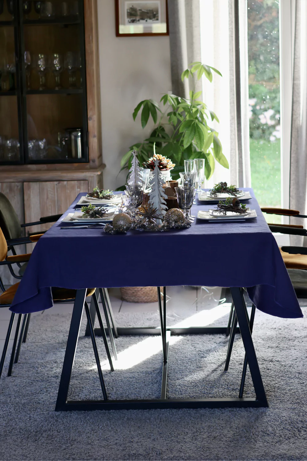 La nappe bleu