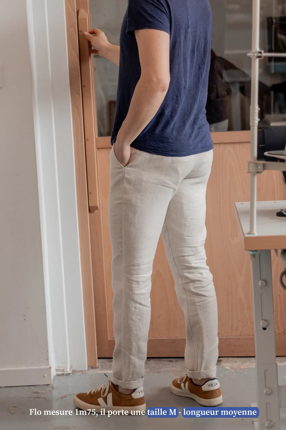 Chino en lin - Made in France