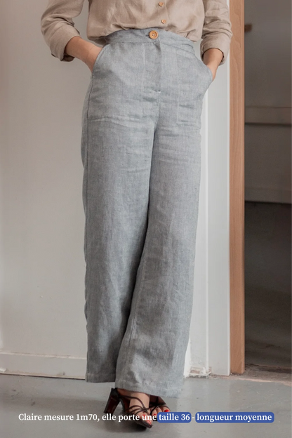pantalon en lin femme - Made in France