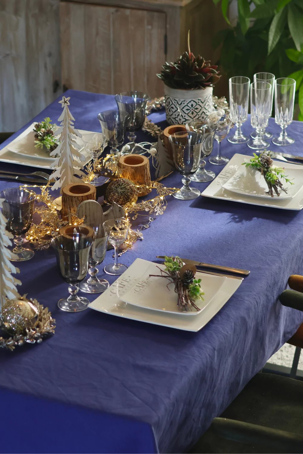 La nappe bleu