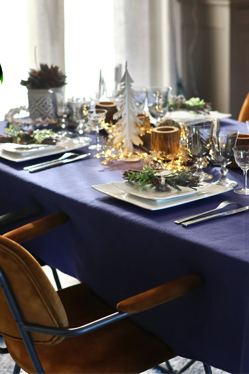 La nappe bleu