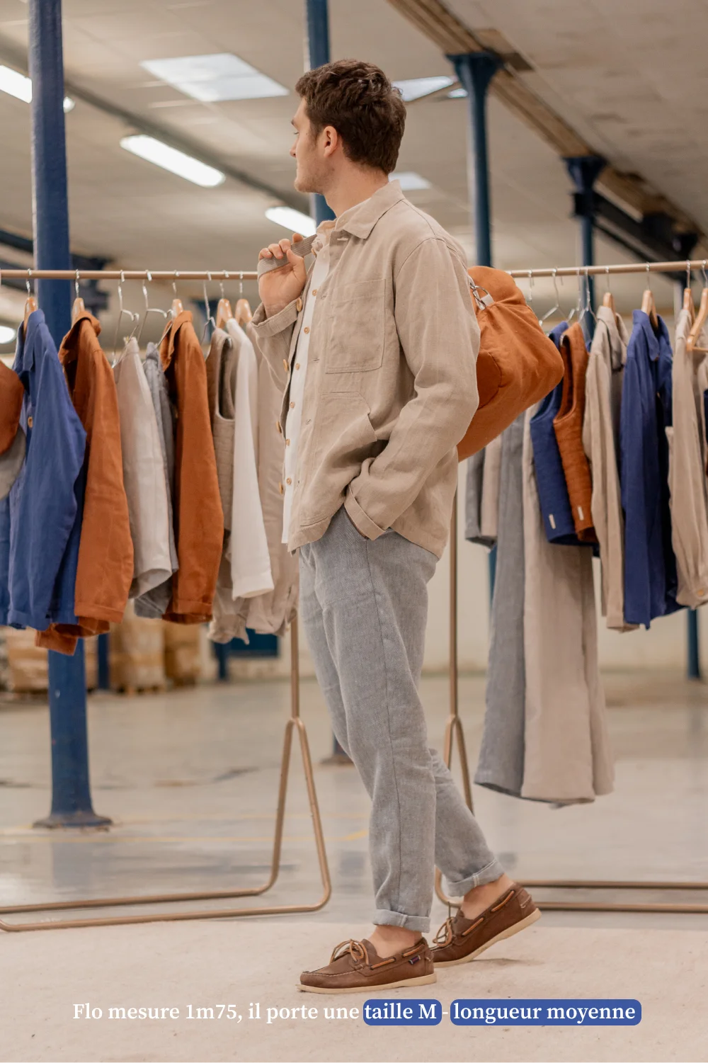 Pantalon en lin homme - Made in France