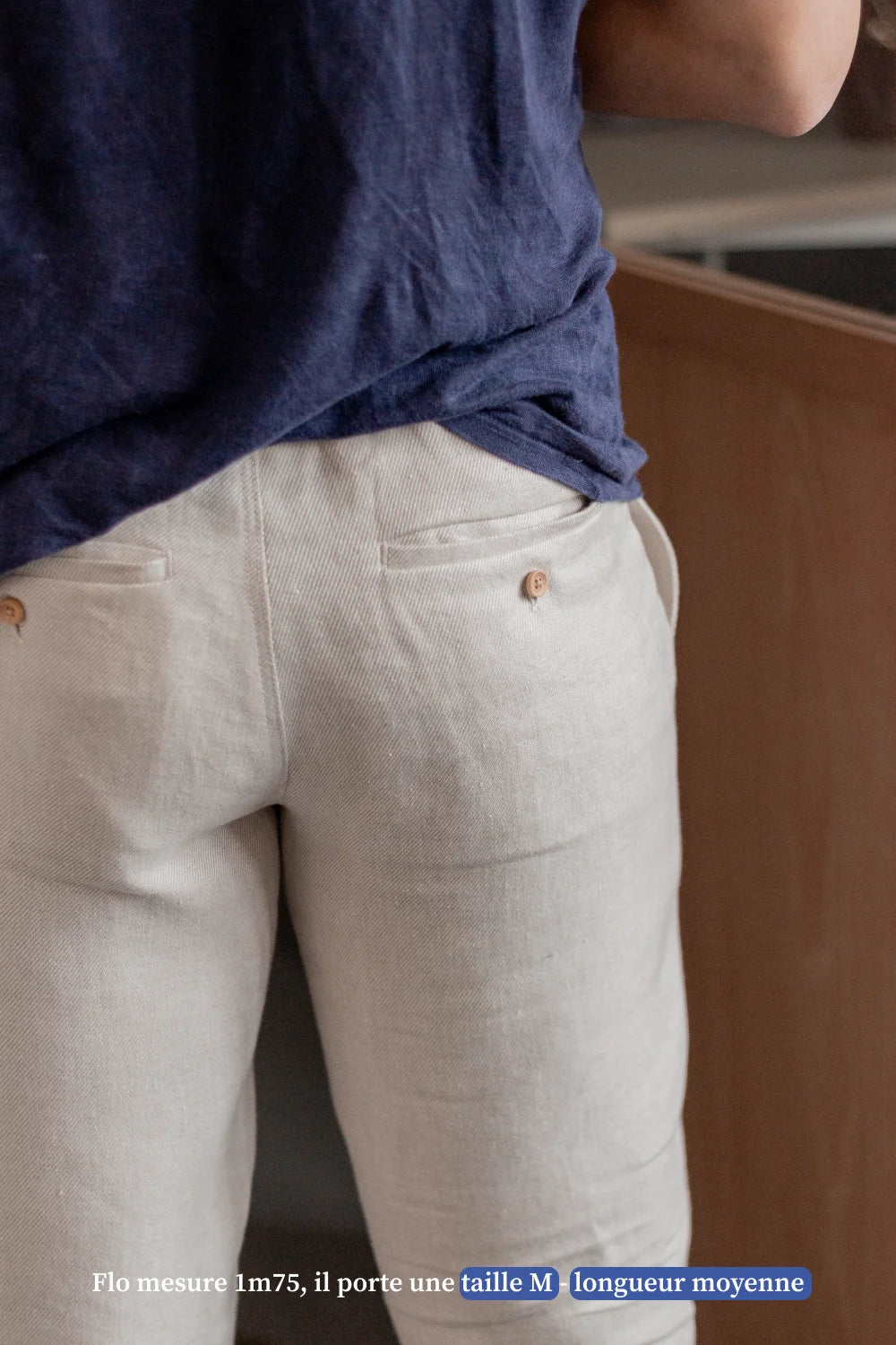 Chino en lin - Made in France