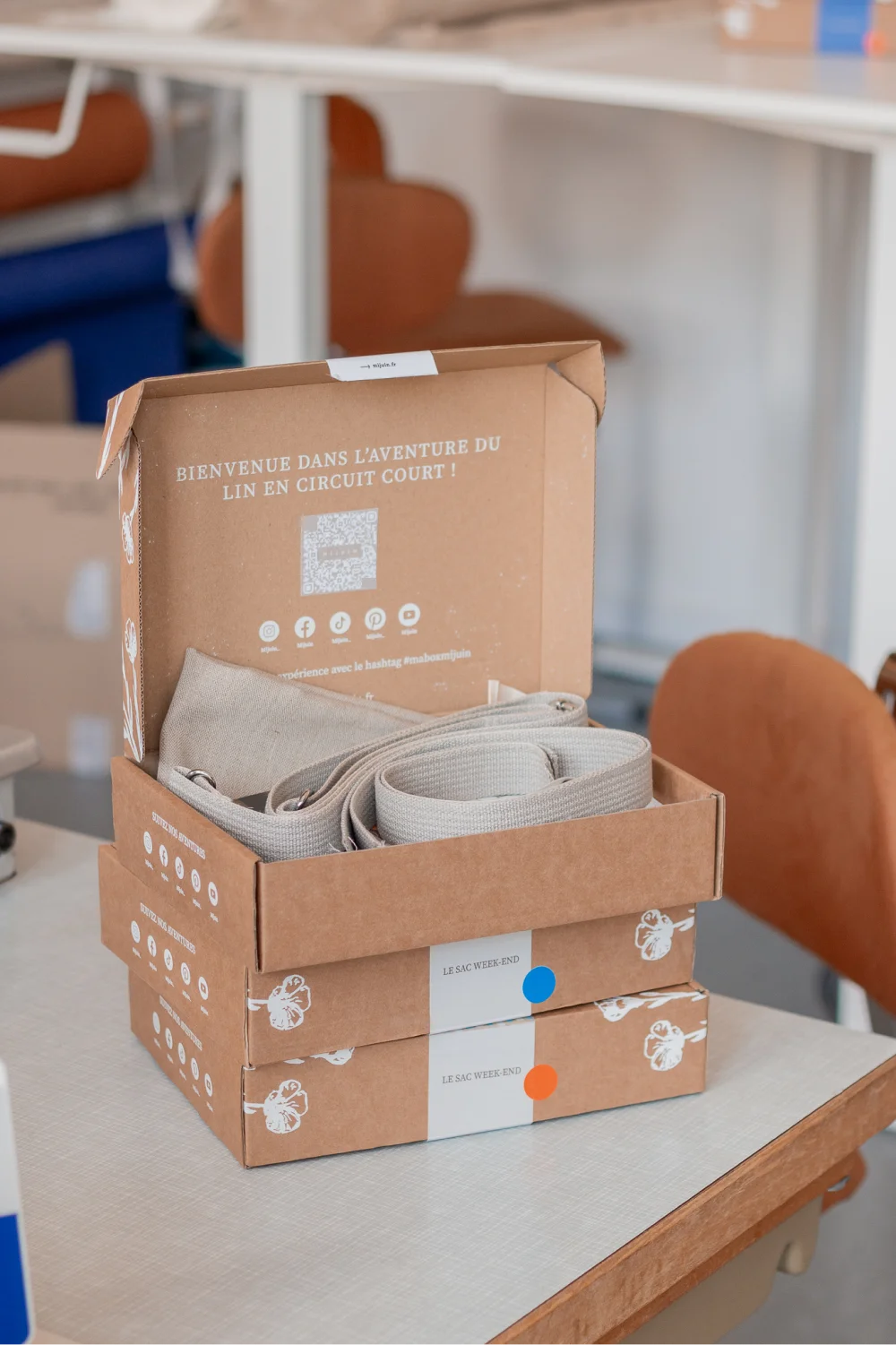 Box DIY de couture sac week-end en lin