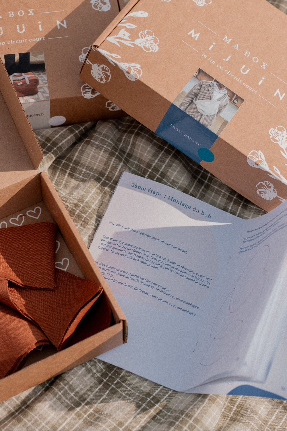 Box DIY de couture bob en lin
