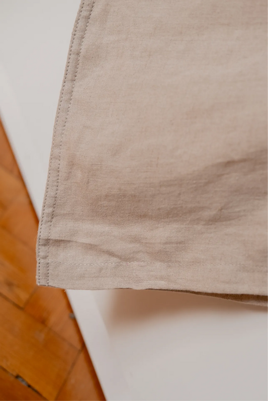 La housse de couette beige