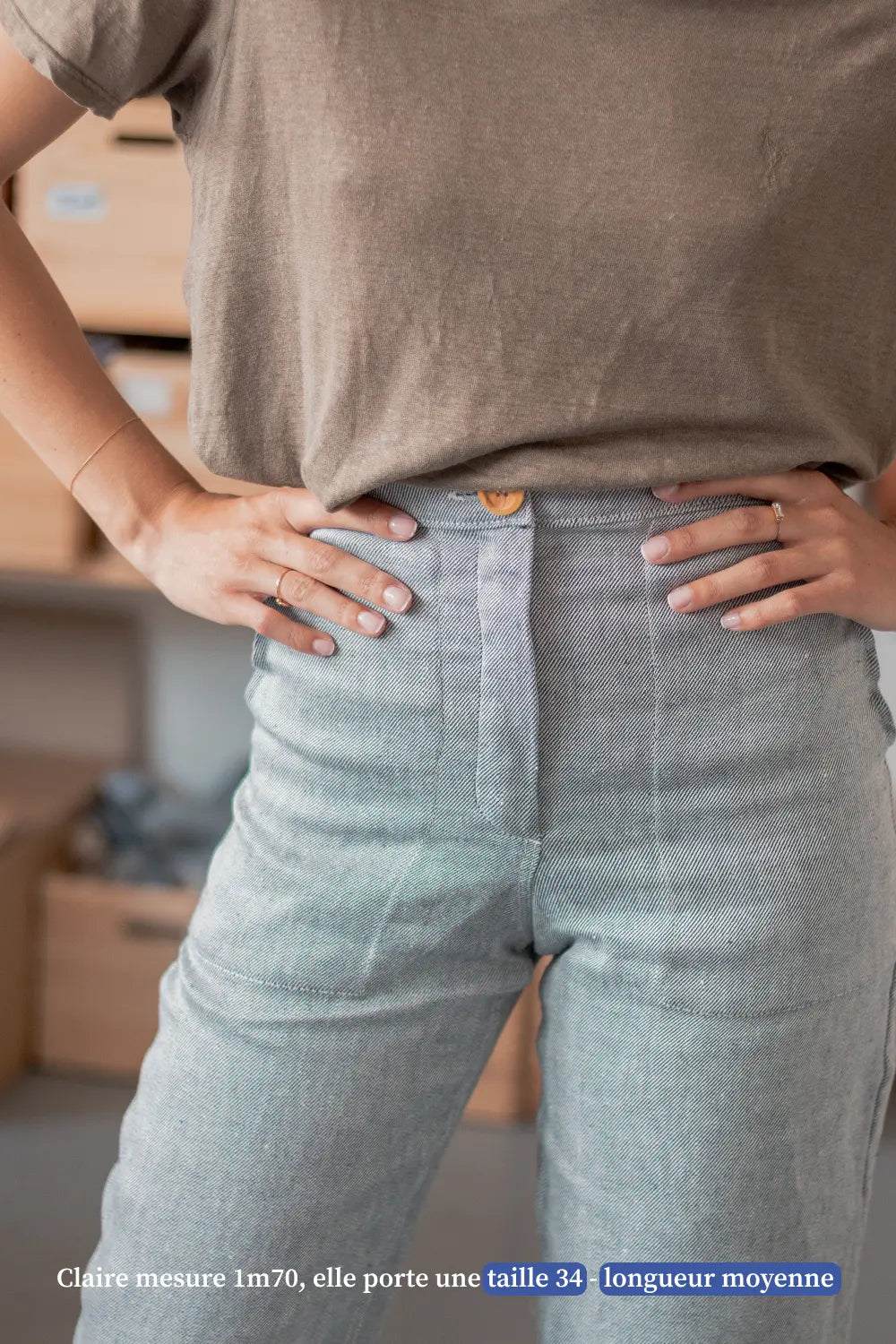 pantalon en lin pour femme - Made in France