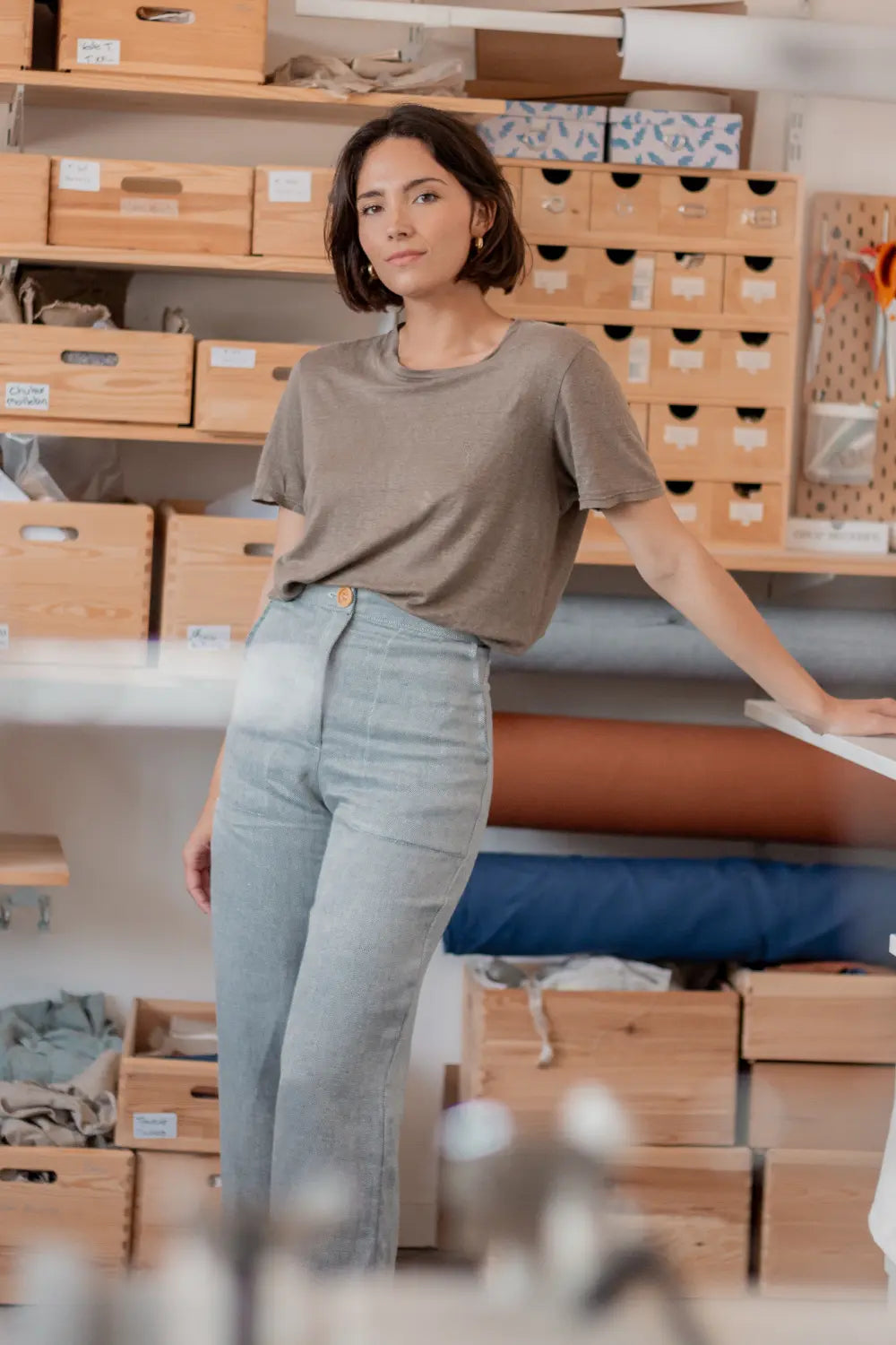 pantalon en lin pour femme - Made in France