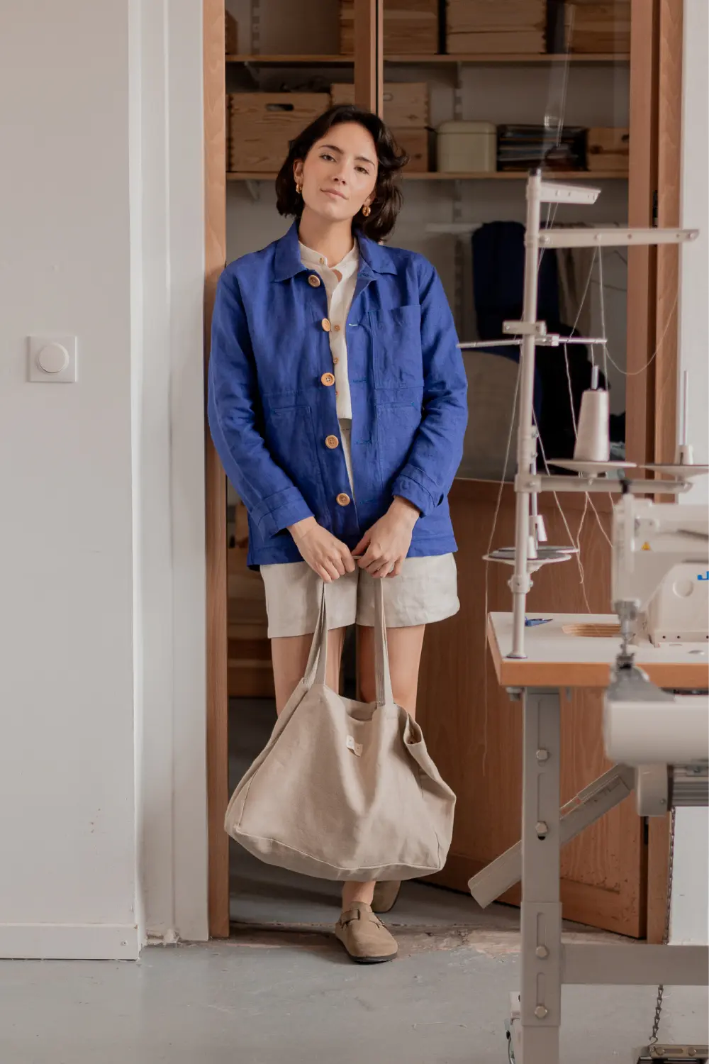 Sac cabas en lin - écoresponsable