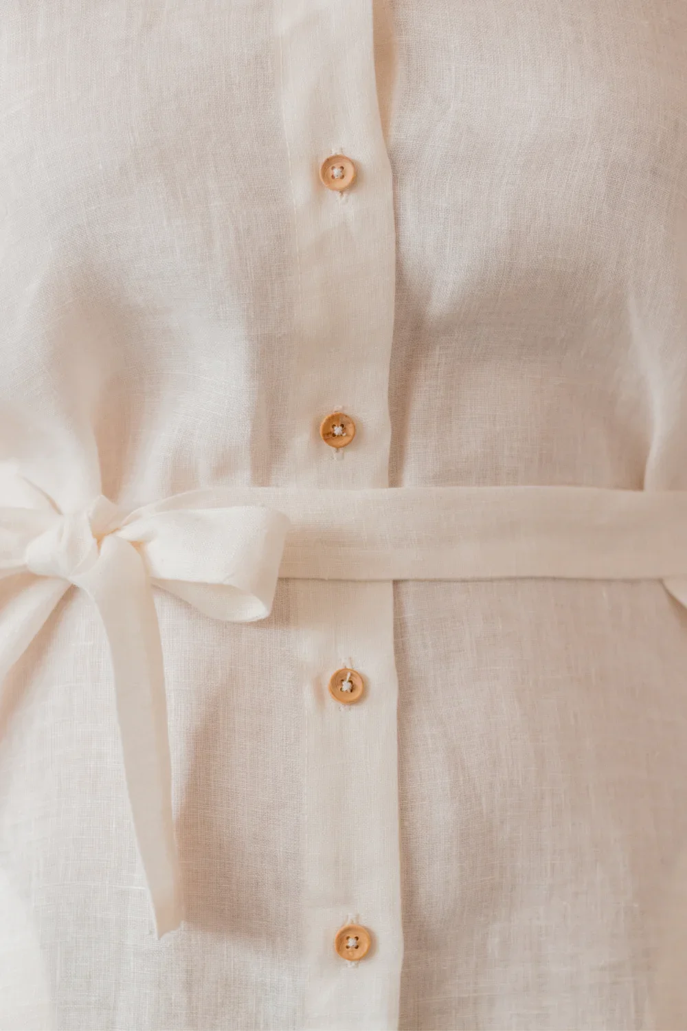 Robe chemise en lin Mijuin