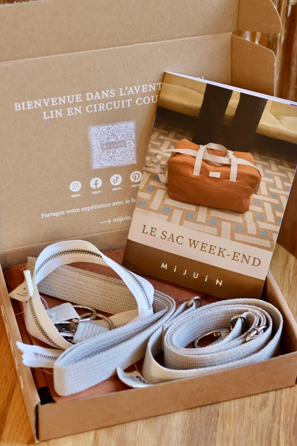 La box de couture DIY - Sac week-end 100% lin français – Mijuin