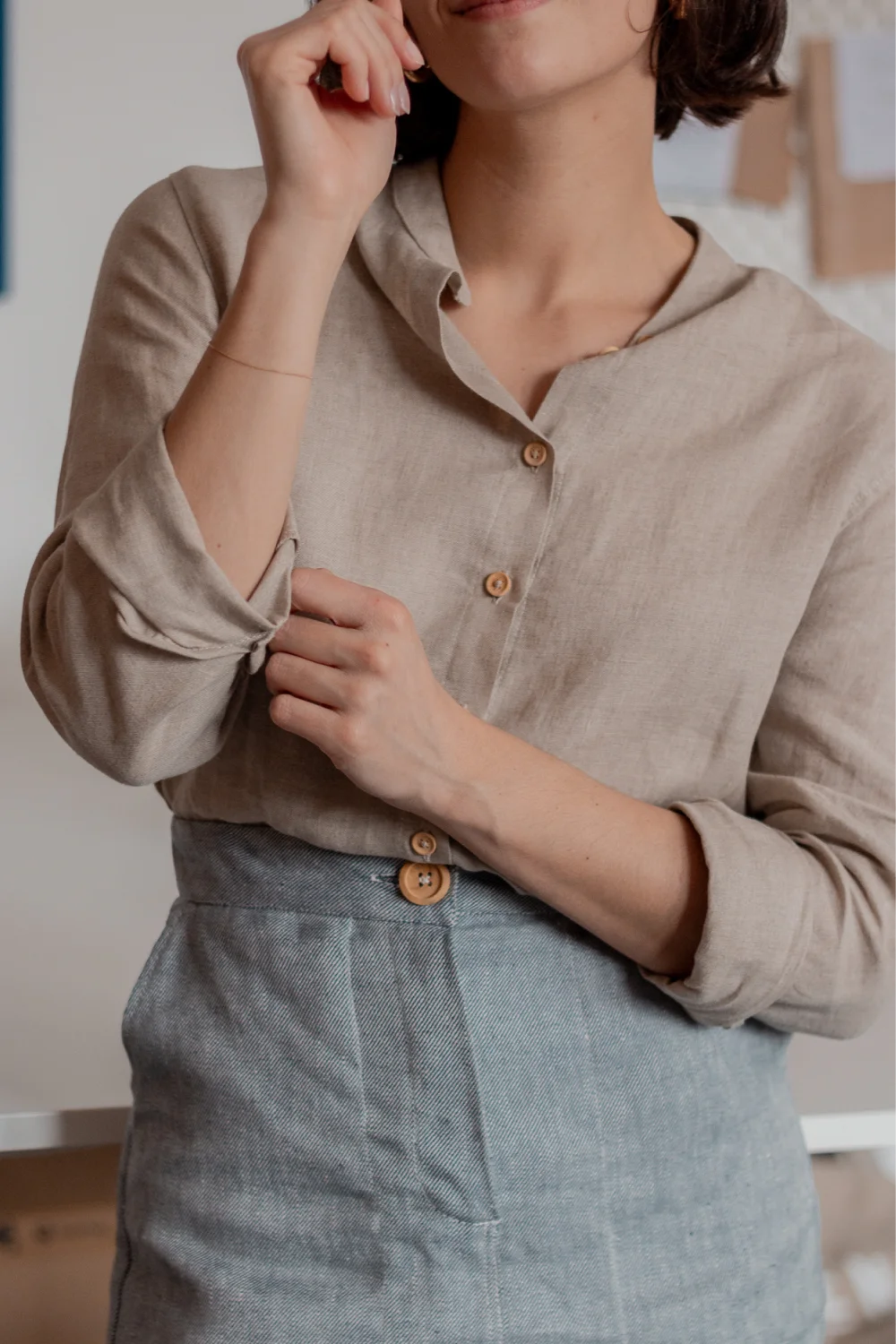 Chemise en lin femme - Made In France