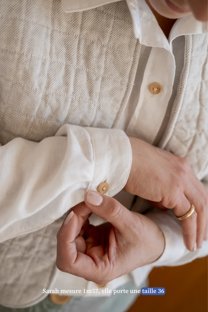 La chemise col classique blanche