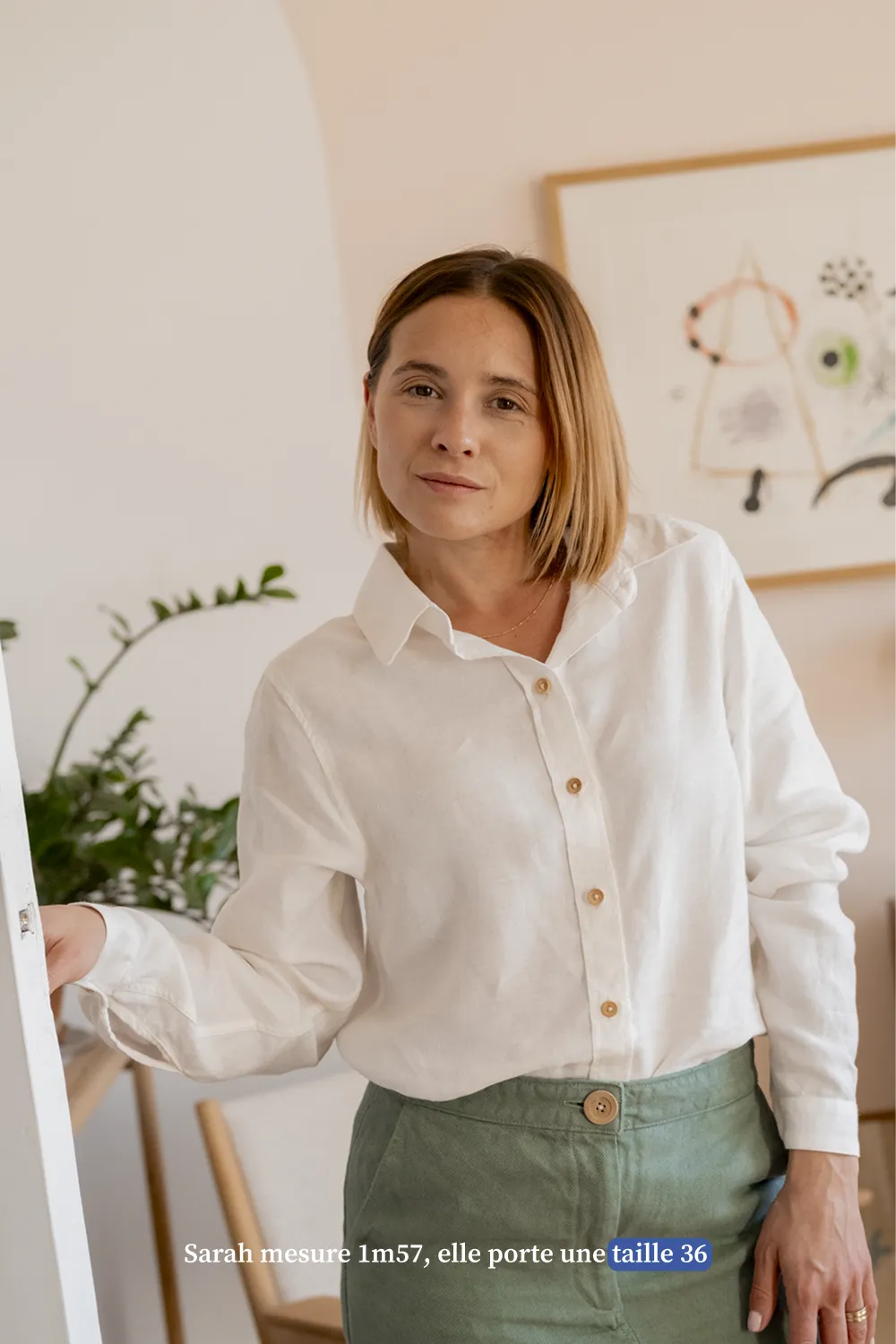 La chemise col classique blanche