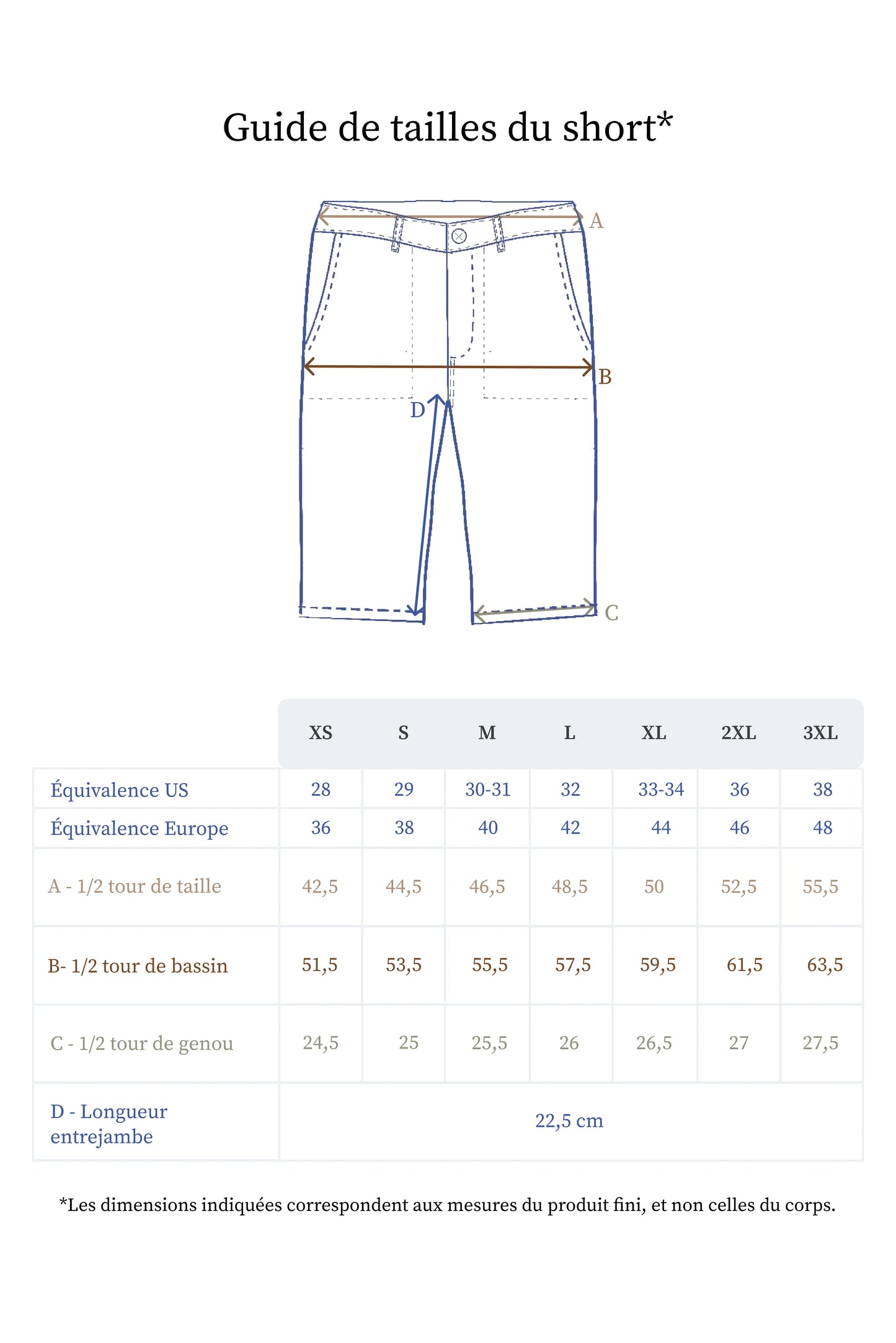 Le short caramel