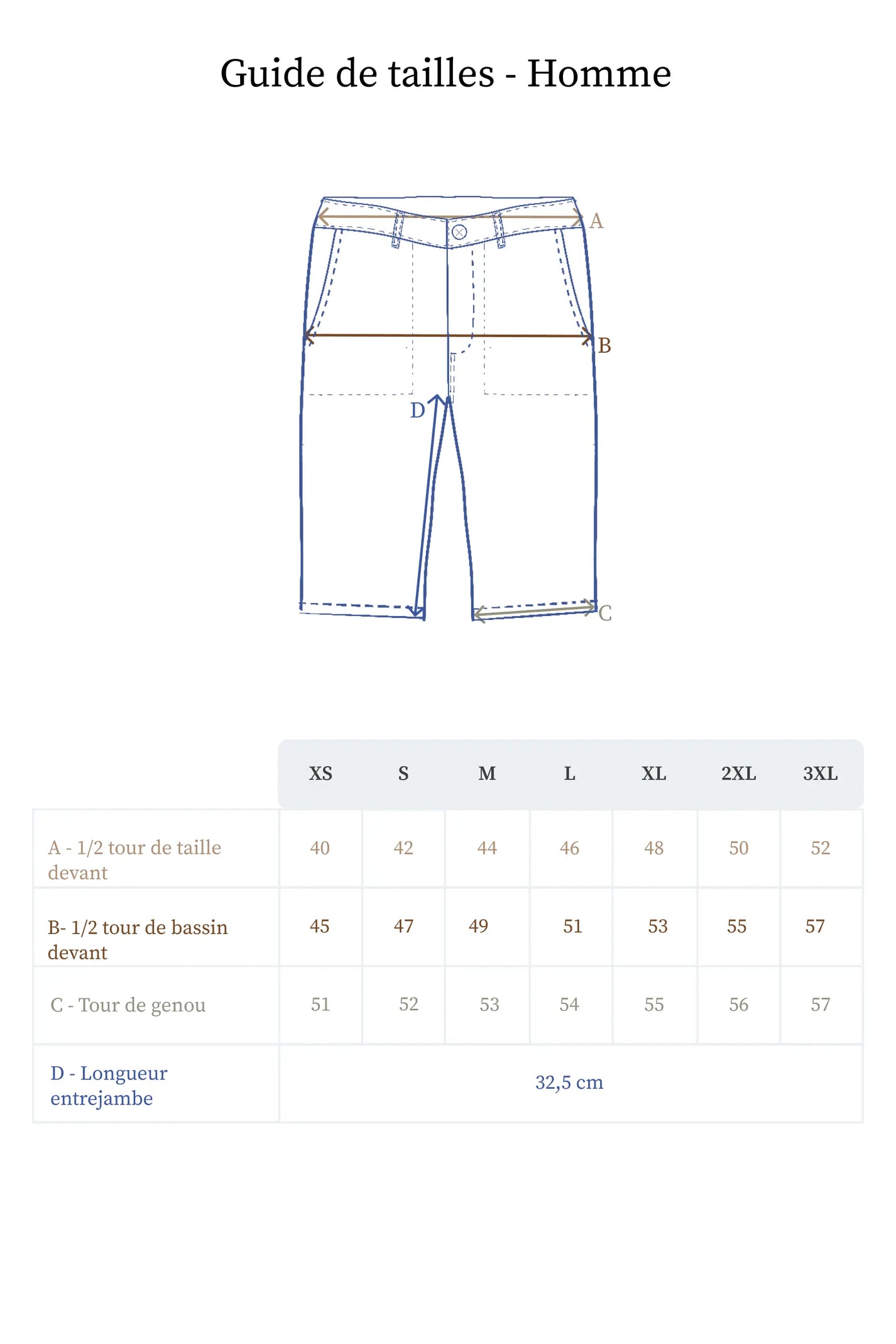 Short en lin homme Mijuin