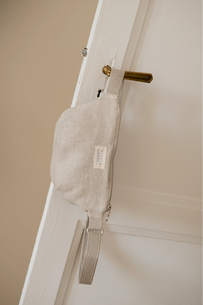 Le sac banane beige