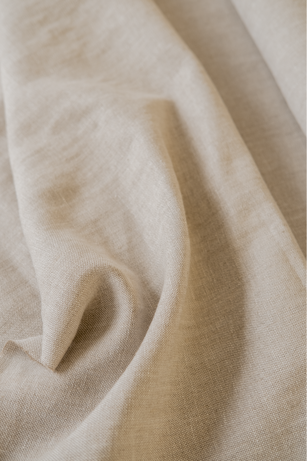L'échantillon tissu Côté Lin beige