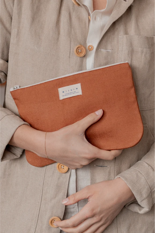 Pochette en lin - écoresponsable