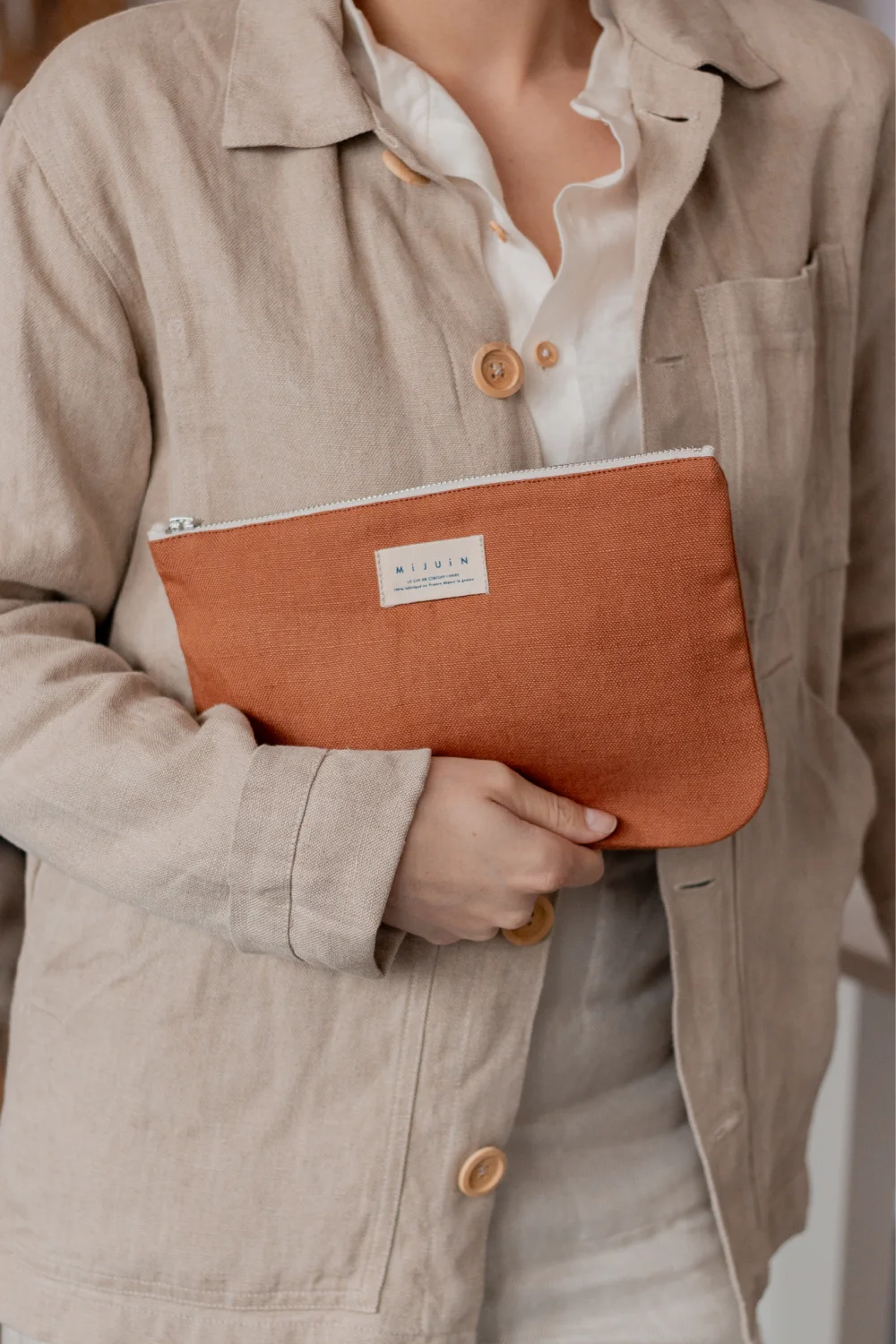 Pochette en lin - écoresponsable