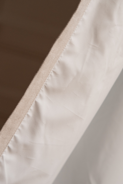 Le rideau épais occultant beige
