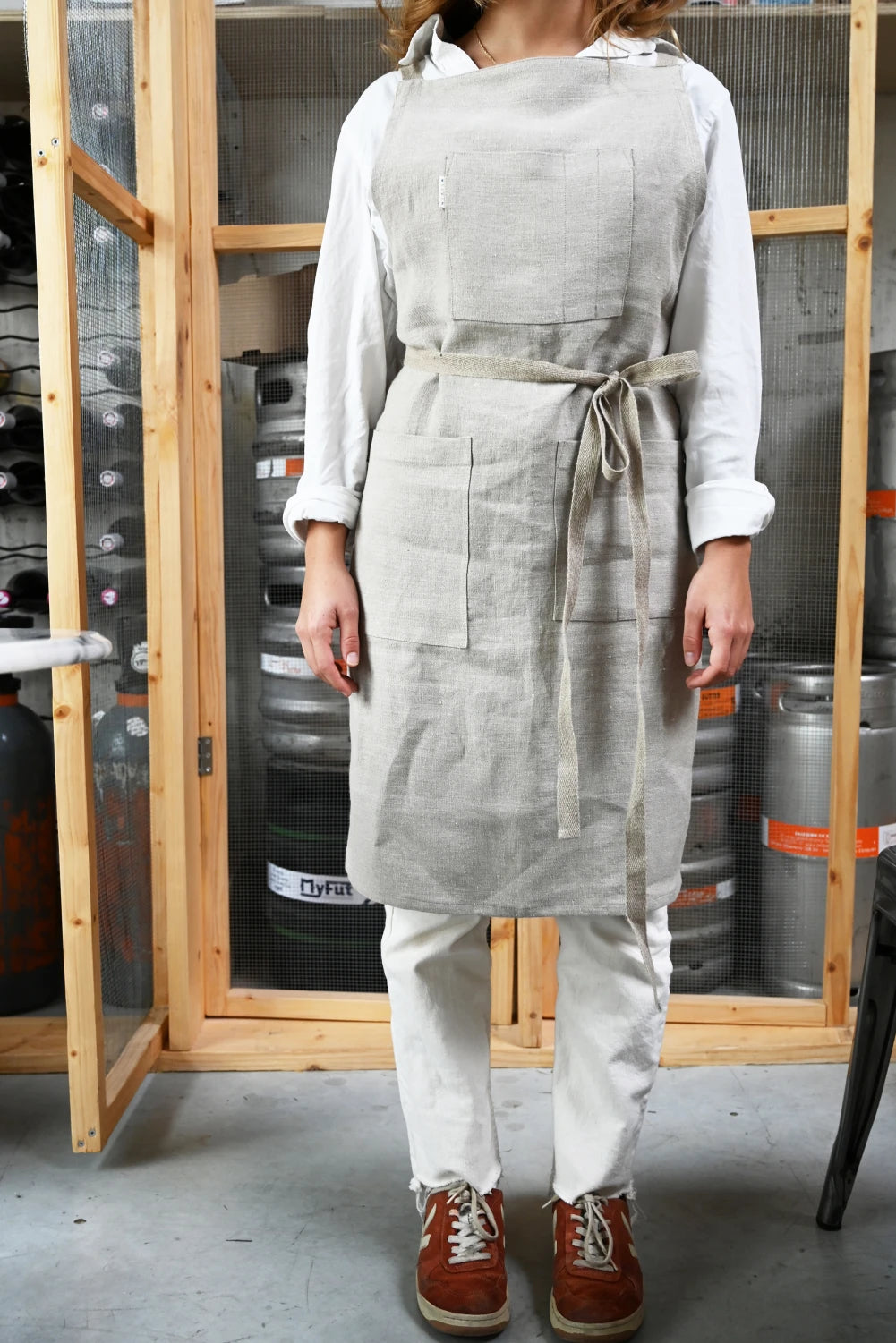 Tablier en lin Made In France