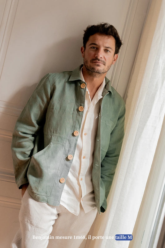 La veste de travail verte