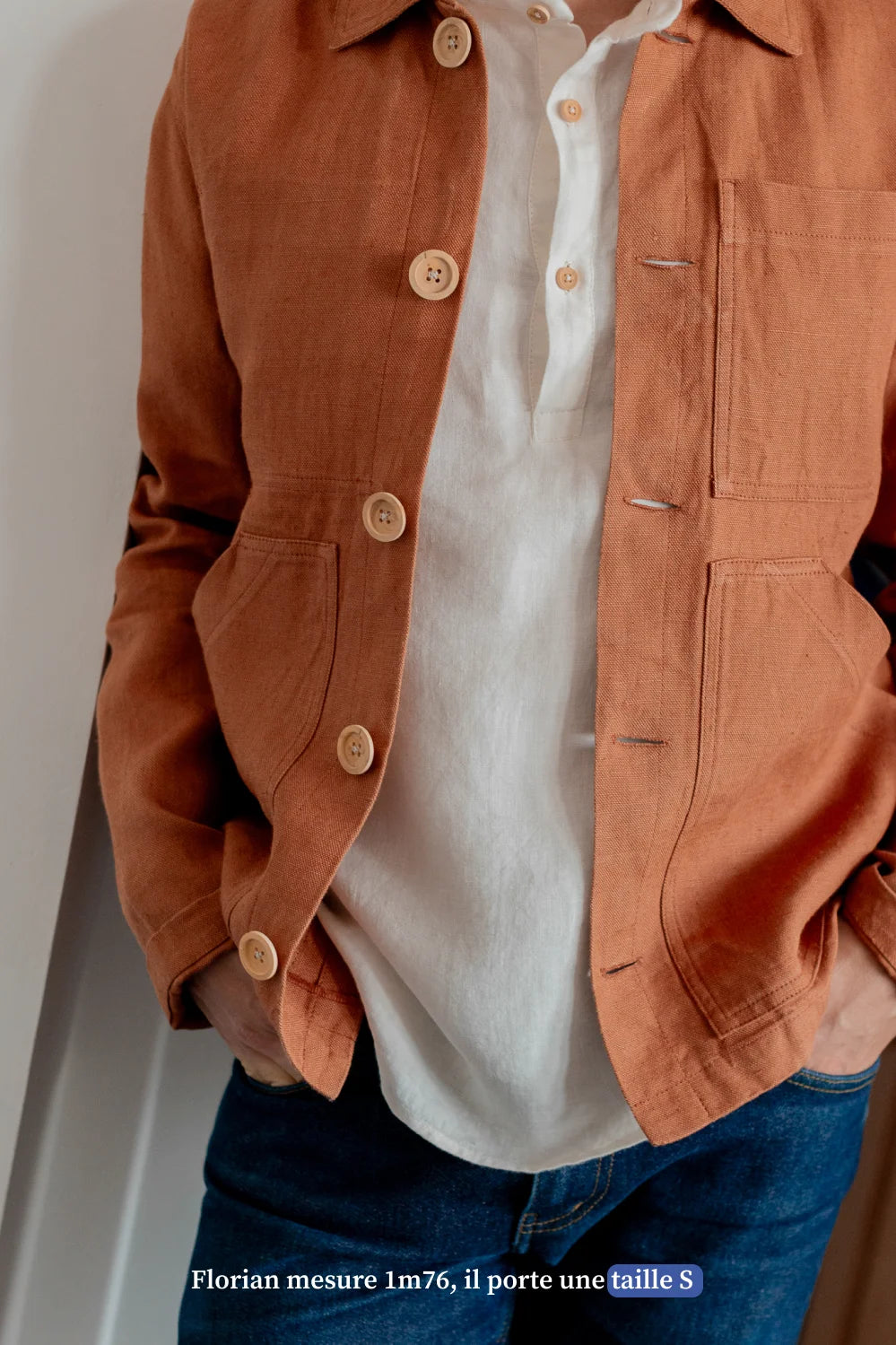 La veste de travail caramel