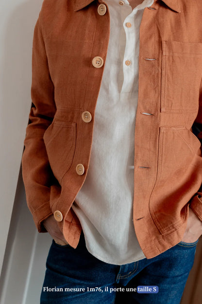 La veste de travail caramel