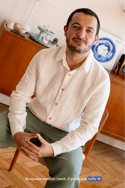 La chemise col classique blanche