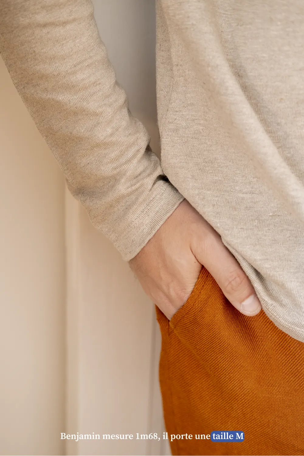 Le chino caramel