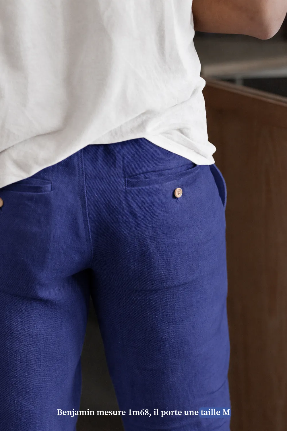 Le chino bleu
