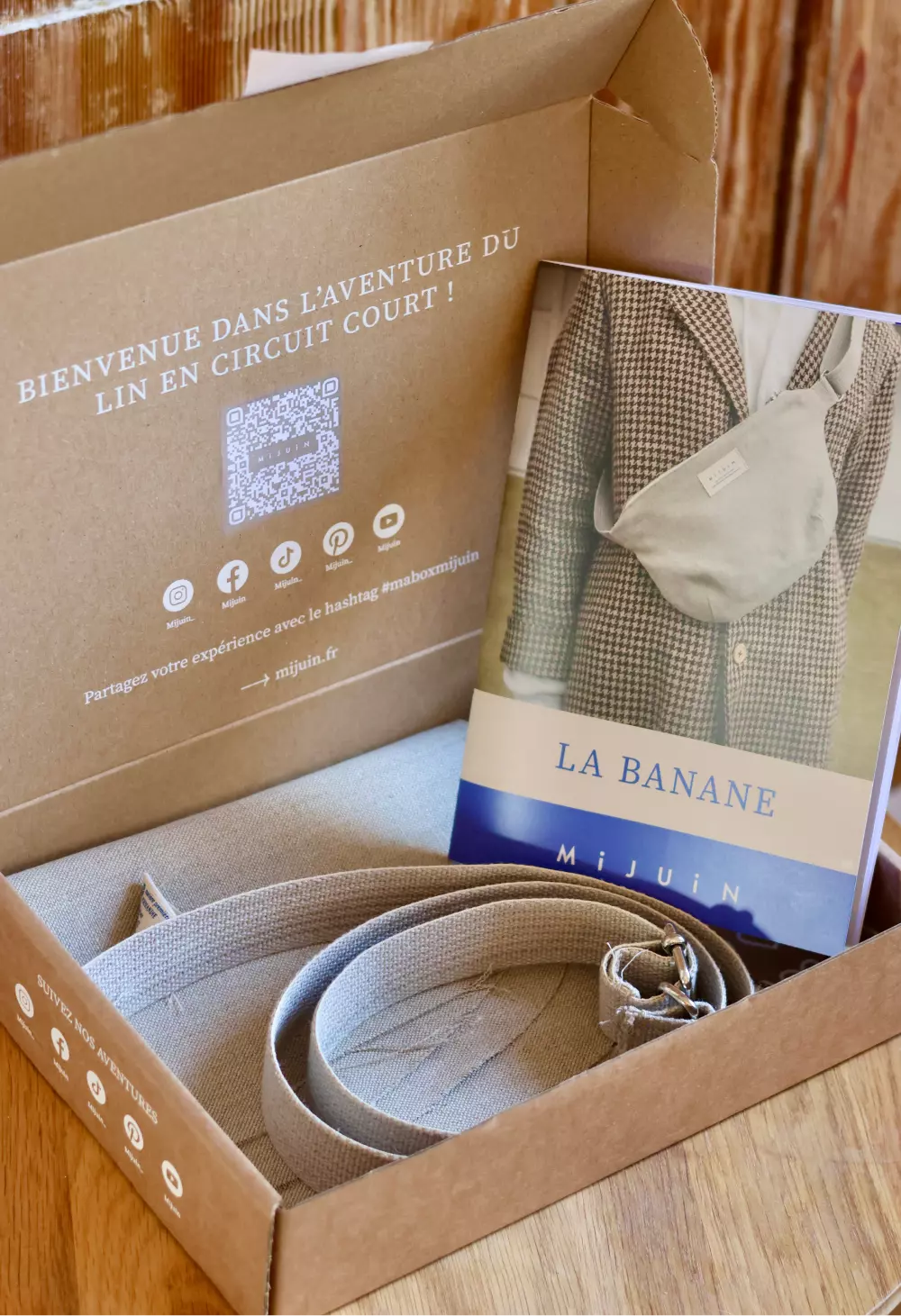 La box de couture DIY - Sac banane 100% lin français – Mijuin
