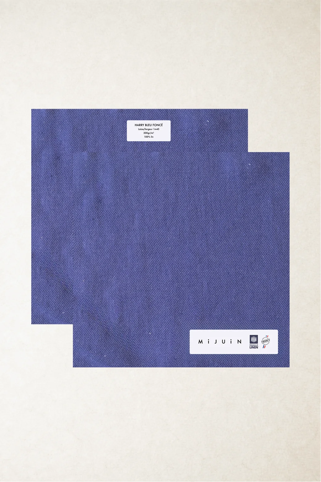 L'échantillon tissu Harry bleu