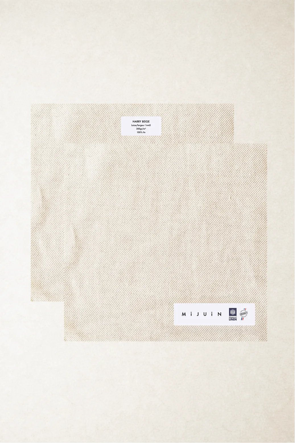 L'échantillon tissu Harry beige