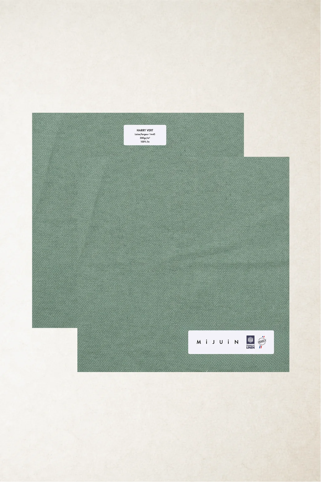 L'échantillon tissu Harry vert