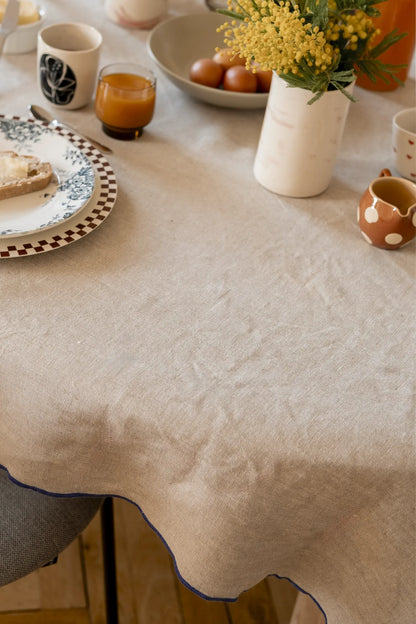 La nappe bourdon bleu