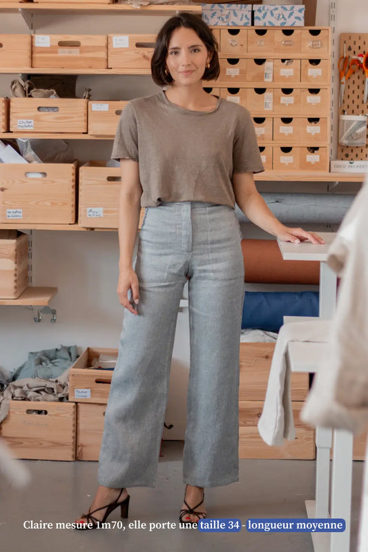 Boutique vetement lin pour femme top