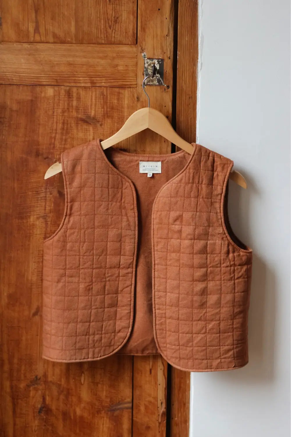 Veste sans manche en lin femme Made In France