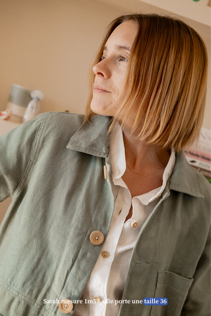 La veste de travail verte