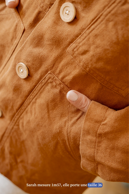 La veste de travail caramel
